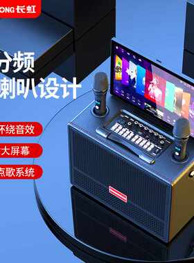 长虹（CHANGHONG）801家庭ktv音响户外广场舞移动K歌音箱一体机AI