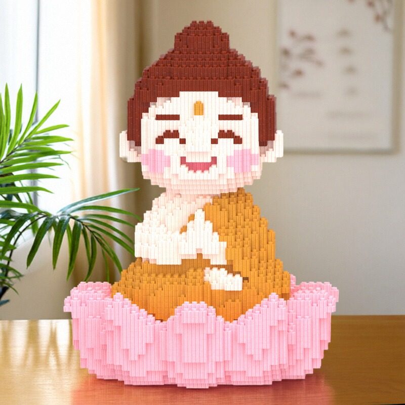 佛祖菩萨益智积木玩具摆件超大手工拼装礼物男女孩儿童拼图颗粒,玩具/童车/益智/积木/模型,普通塑料积木,淘宝优惠券,粉丝福利购,淘宝优惠卷