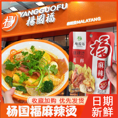 杨国福麻辣烫底料调料包麻辣拌酱料旗舰店麻辣番茄味骨汤速食袋装
