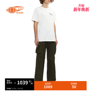 工装 潮流街头风纯色休闲裤 长裤 新款 P5F1008P 2025冬季 BEAMS男装
