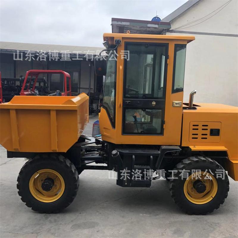 蹦蹦车1吨2吨3吨小型电动工地运输翻斗车工程柴油前自卸式翻斗车