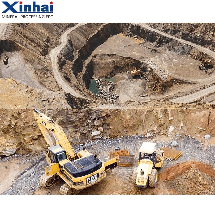 金矿采矿设备 铁矿露天开采生产线 铜矿地下开采工艺流程设计