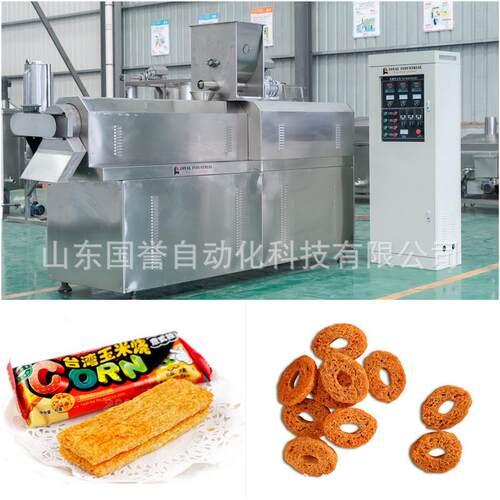 供应 油炸江米条流水线 全自动油炸膨化食品生产线