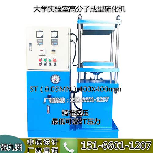 高分子科研树脂橡胶成型机 大学科研实验室用平板硫化机 5T成型机