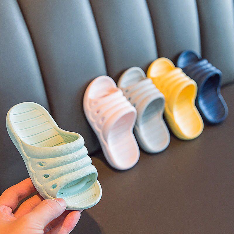 儿童拖鞋夏男童1-3岁2女童浴室洗澡防滑室内居家用亲子宝宝凉拖鞋