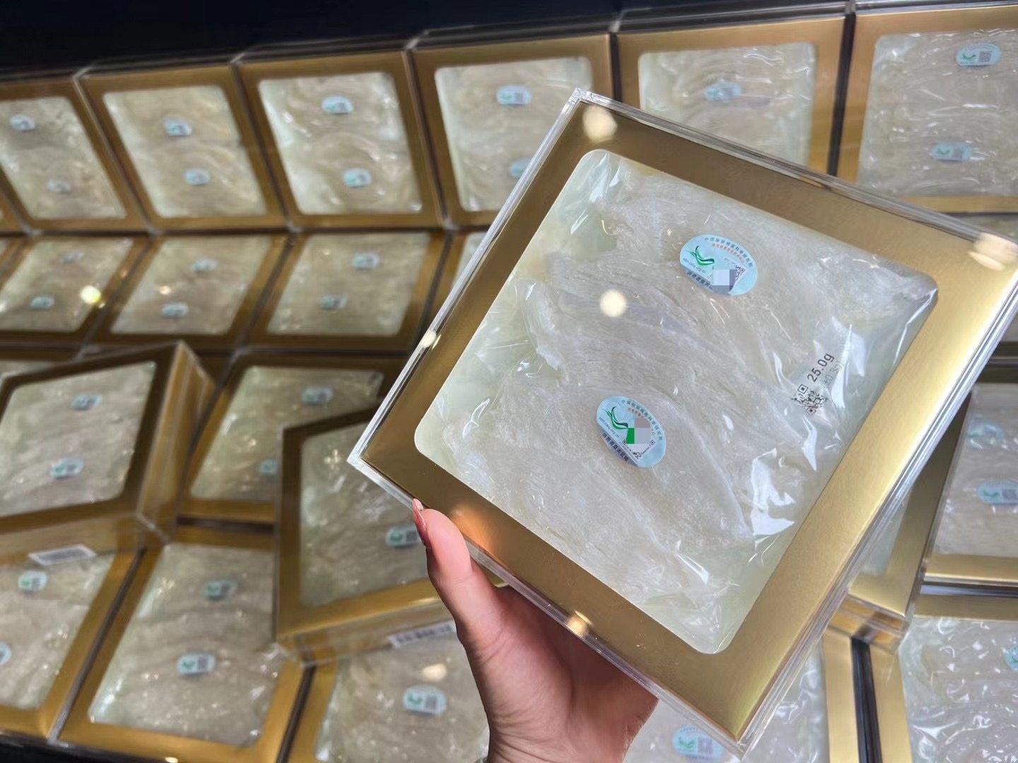 溯源码干挑大燕条燕窝孕妇级印尼金丝雨燕盏条100g干货滋补营养品