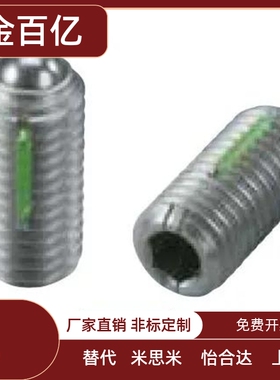 LBSU LBSUH3A/4A/5A/6A/8A/10A/12A/16A六角孔球头柱塞 带防松胶