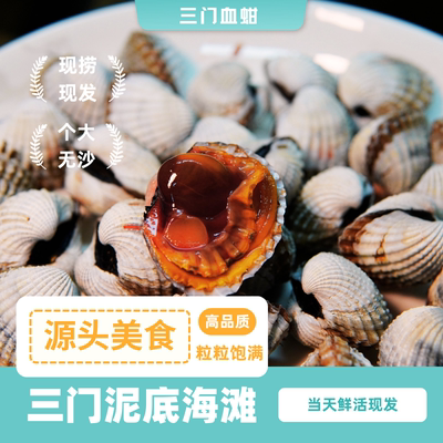 【三门顺丰发货】温州乐清柳市翁垟血哈高端净化三门正宗血蛤海鲜