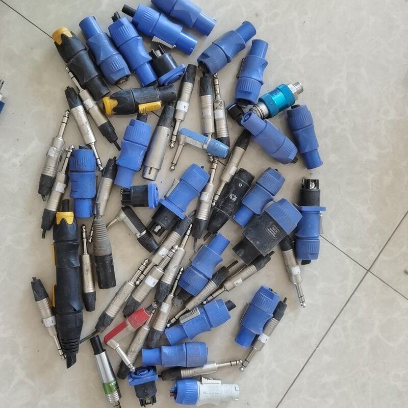 NEUTRIK的纽崔克三芯电源插头,蓝色外壳,型号N(议价)