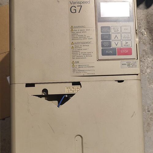 安川变频器Varispeed G7，型号CIMR-G7A40（议价）