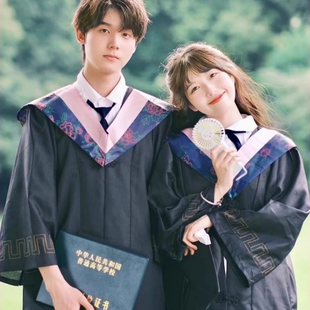 学院学士服毕业礼服大学生学位服硕士服文科理科本科服博士服院士