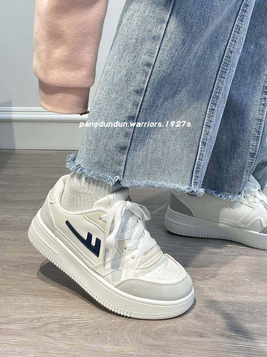 回力小白鞋女2023春秋新款厚底板鞋ins潮百搭小众运动休闲鞋学生