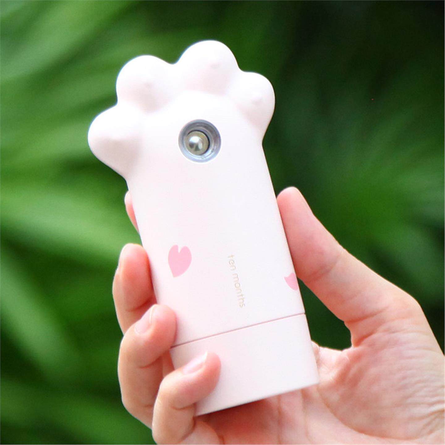 卡通可爱猫爪纳米喷雾补水仪手持脸部加湿器小型便携迷你面部冷喷