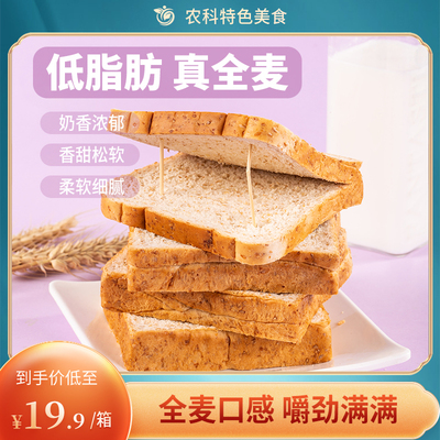 黑麦吐司低全麦面包粗粮脂