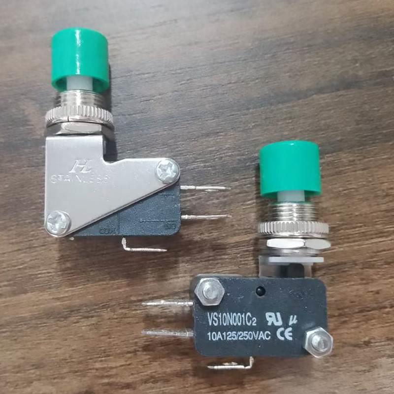 HIGHLY海立VS10N001C2按键开关M10按钮微动开关AB5151金属支架10A