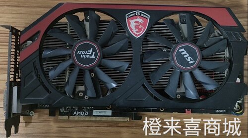 AMD r9 390 8g显卡 带背板和双风扇，新版鲁大师跑分18万，成色新