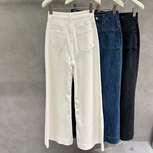 womenclothes白色高腰微