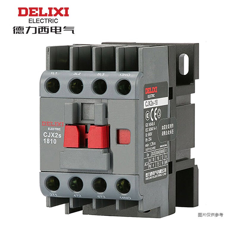 德力西CJX2s线圈电压220/230VAC电流18A辅助触点1NOCJX2S1810M7交