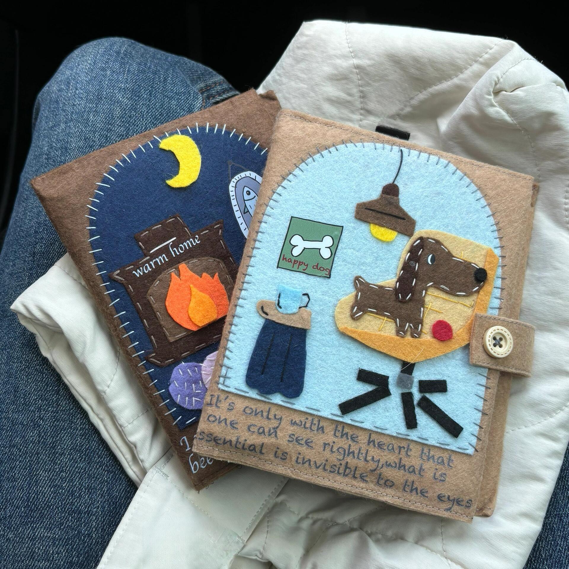 腊肠狗马戏团不织布卡册3寸小卡