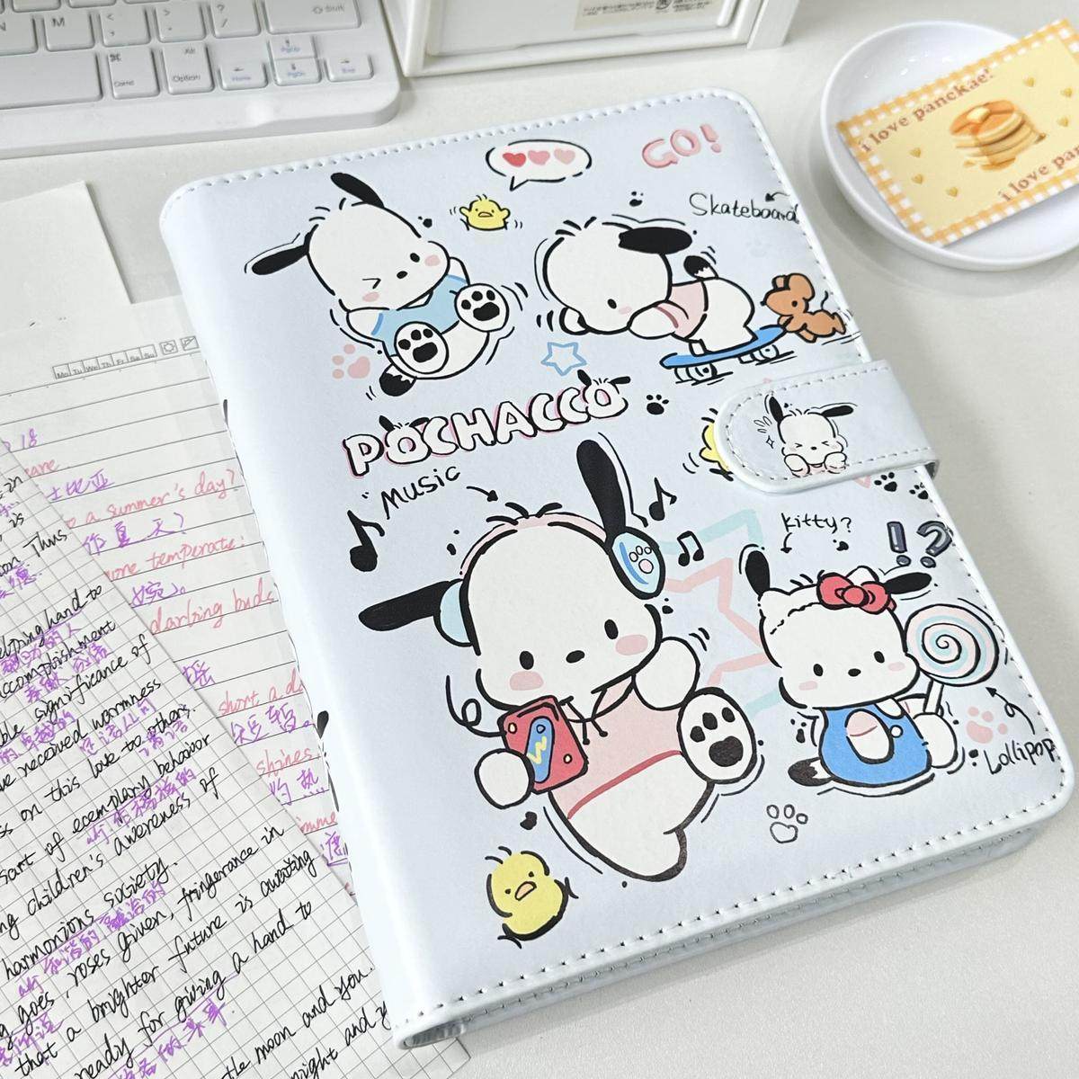 小红书同款活页笔记本音乐帕恰狗PU皮质A5高颜值少女心本子,文具电教/文化用品/商务用品,手帐/日程本/计划本,淘宝优惠券,粉丝福利购,淘宝优惠卷