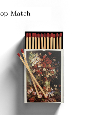 【上新】top火柴优质家用彩色艺术点火蜡烛加长老式点烟香薰礼物