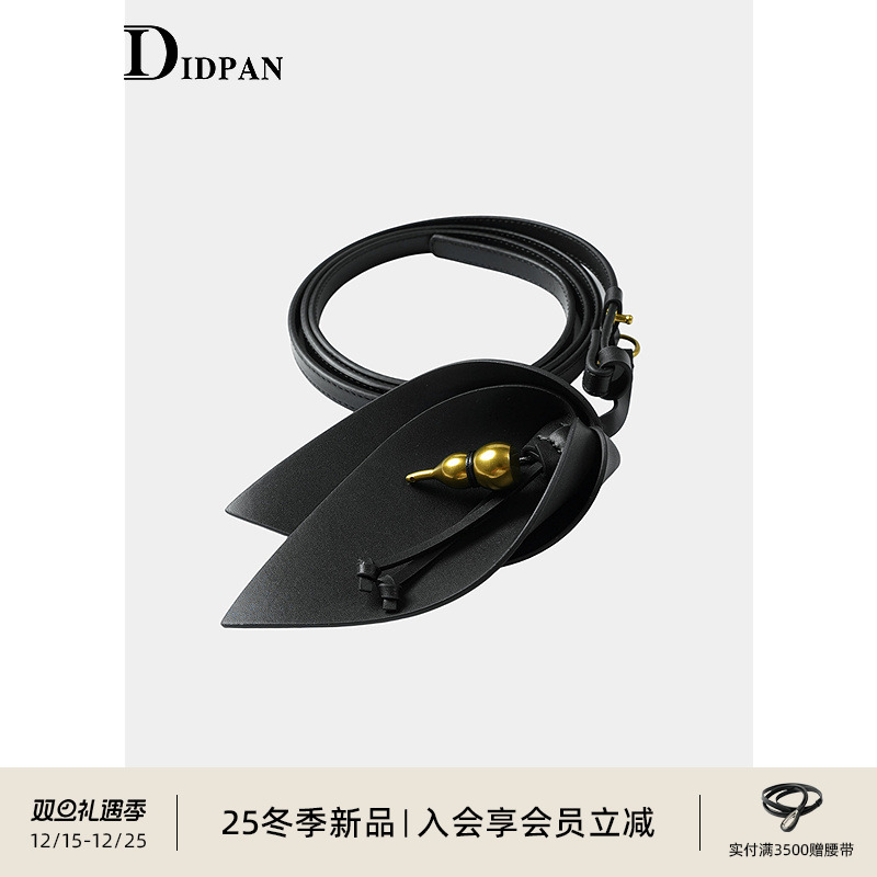 IDPAN极细腰带打结皮带配裙子大衣高级感个性腰绳装饰