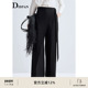 休闲裤 不费力职场风通勤阔腿裤 女26春季 IDPAN简约智性围裹式 新款