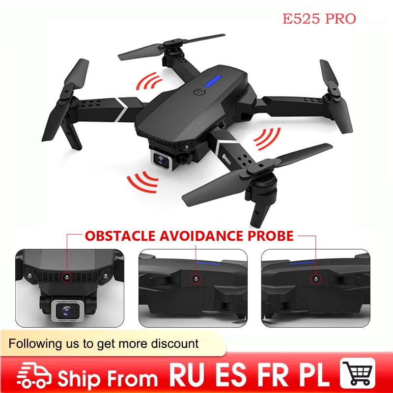 장애물 회피 기능이 있는 E525 PRO 드론 RC 쿼드콥터 1080P 4