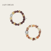 LAZY CIRCLES太阳水晶幸运手串女天然石串珠火属性好运能量手链