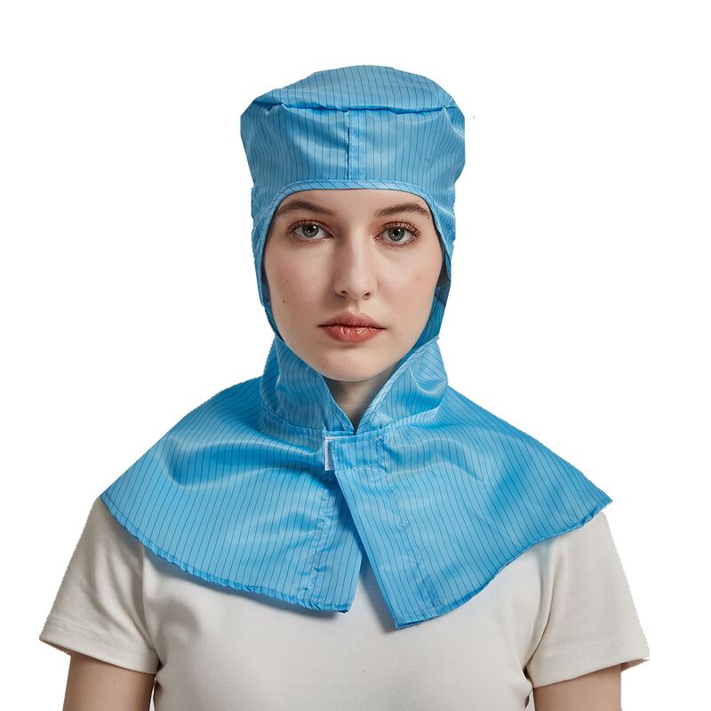 食品防静电披肩帽劳保工作洁净