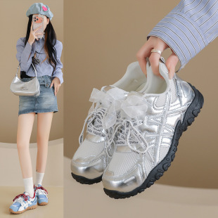 ins女学生休闲运动百搭阿甘鞋 2026小白鞋 韩版 新款 街拍LD751 女春季