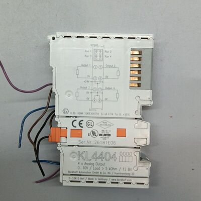 倍福KL4404模块 4路模拟量输出 成色轻微使用痕迹。德国