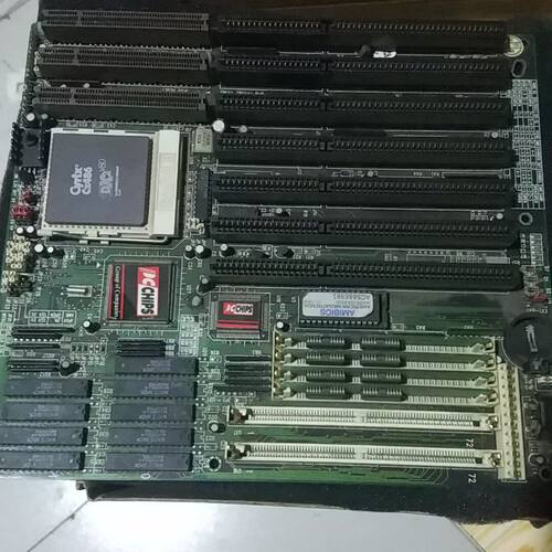 sis486主板配CPU存条带7个ISA槽工业设感兴趣
