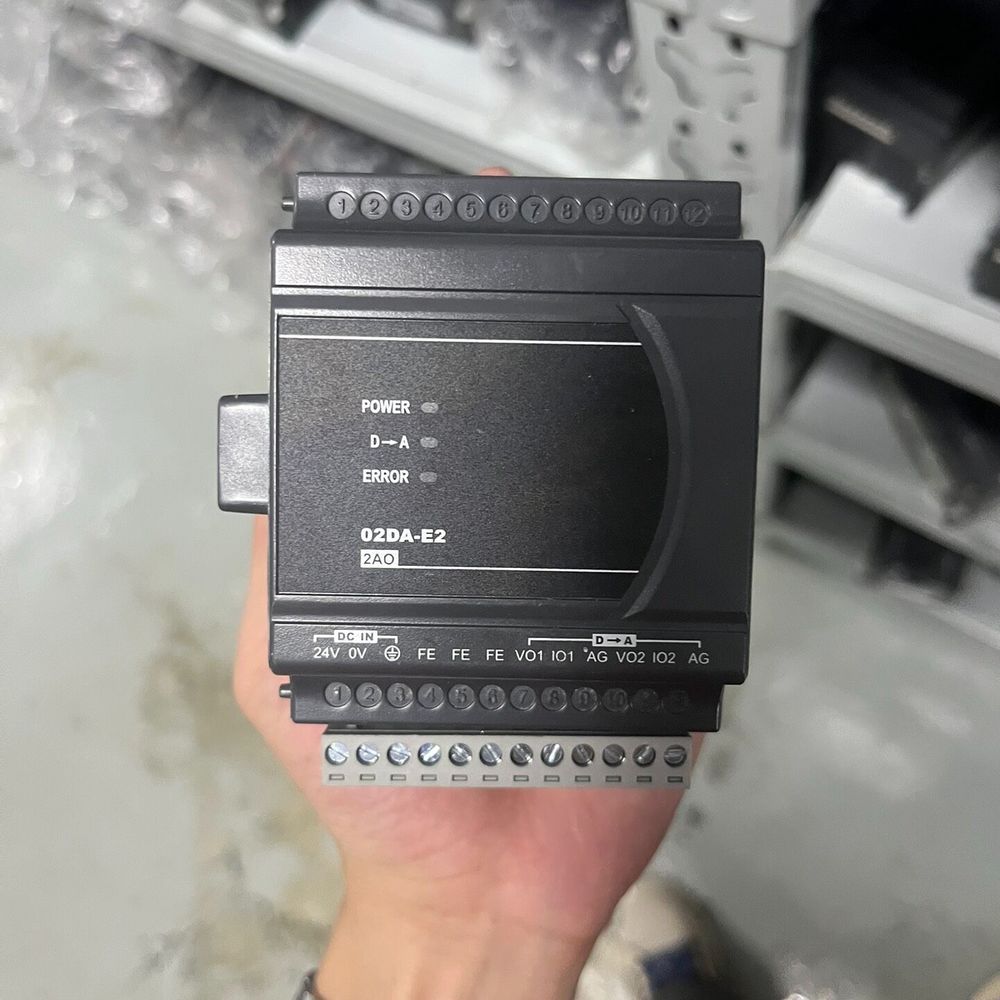 台达PLC扩展模块DVP02DA-E2  拆机货 成图片