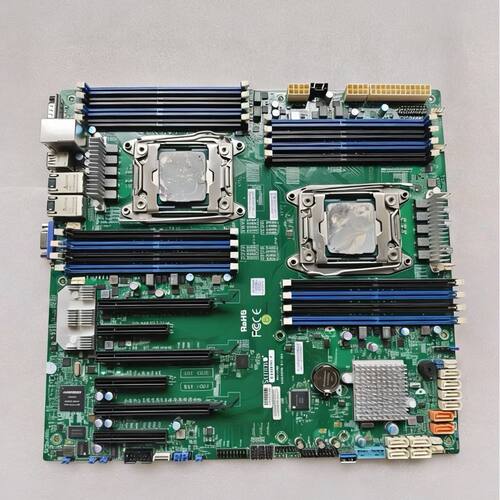 超微SUPERMICRO X10DRI-T服务器主板 双路X