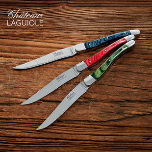 法国进口Chateau Laguiole牛排刀西餐刀酒店不锈钢餐刀纸石手柄