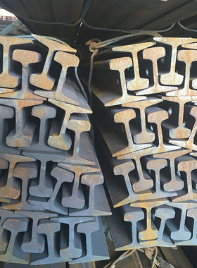 轨道钢轻轨22kg18kg24kg重轨qu70-120kg 行车用55Q导轨鱼尾板压板