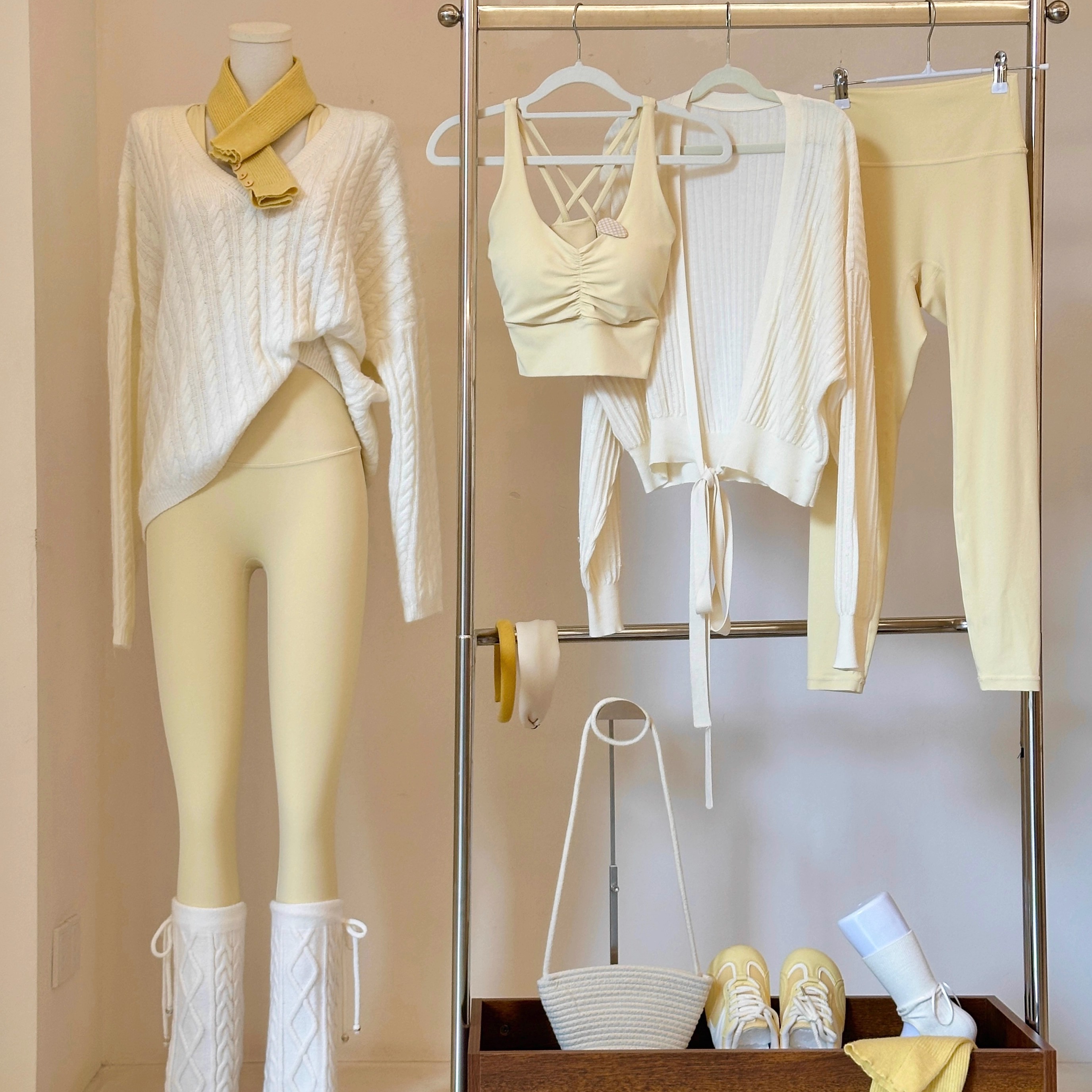 祖儿兔兔miu风~韩系瑜伽服上新