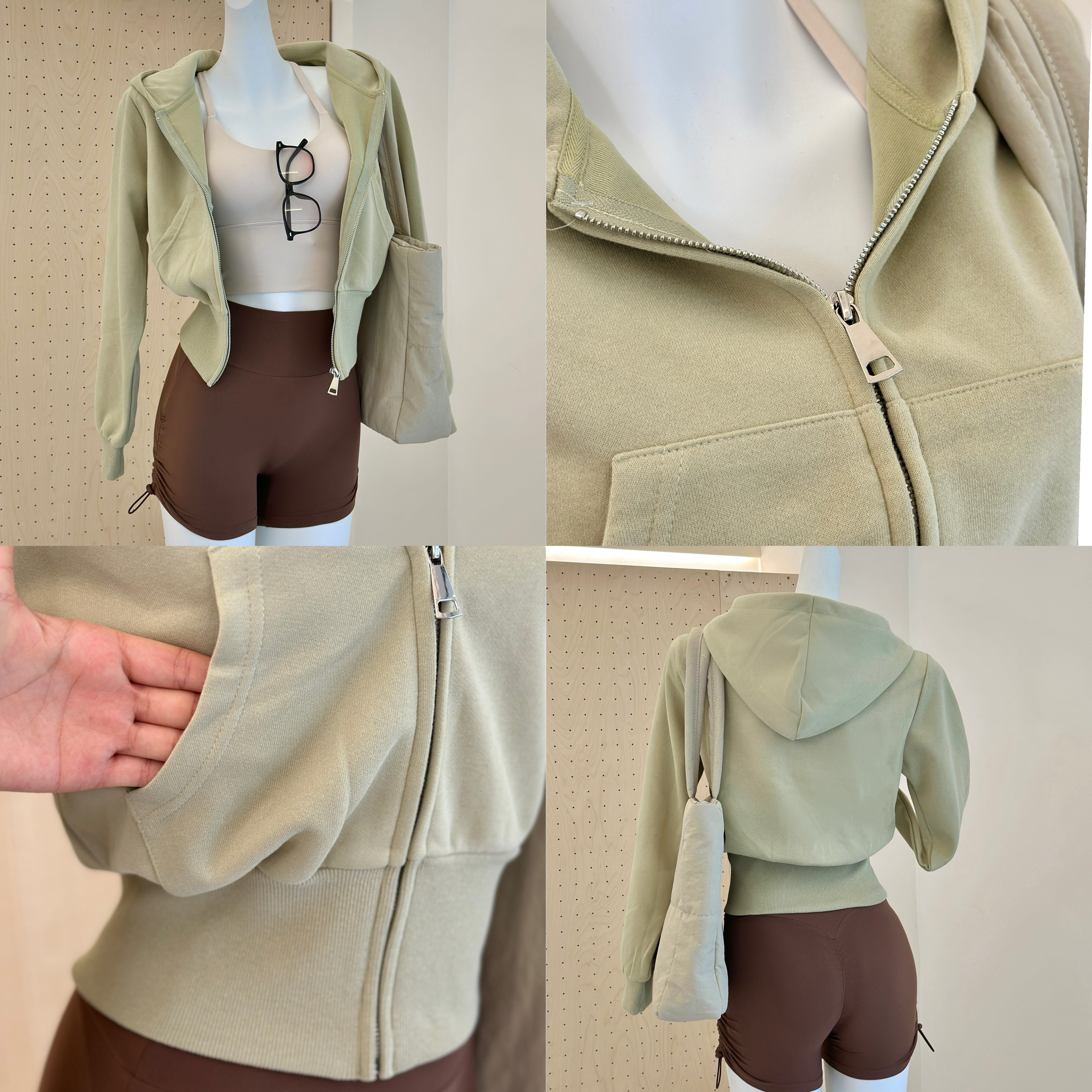 祖儿兔兔·短款连帽卫衣套装2601D18,运动/瑜伽/健身/球迷用品,瑜伽套装,淘宝优惠券,粉丝福利购,淘宝优惠卷