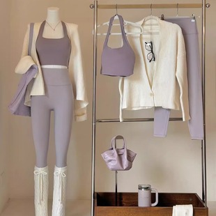 祖儿兔兔·一粒扣毛衣外套套装 2512D11