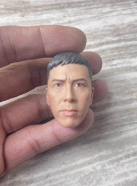 现货 1/6 兵人头雕 武打明星 叶问3 甄子丹头雕 适合HT男素体