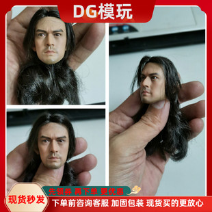 1/6 古代武将浪人 金城武 植发2.0明智左马介鬼武者 兵人头雕现货