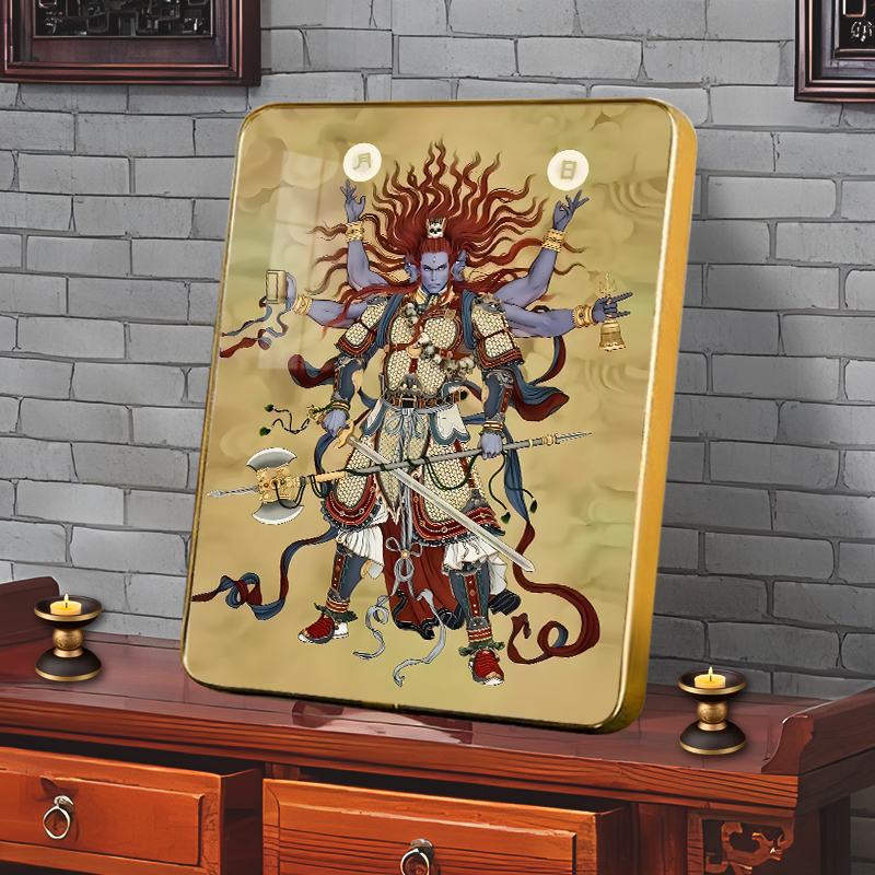 殷元帅画像“居家供奉摆件太岁