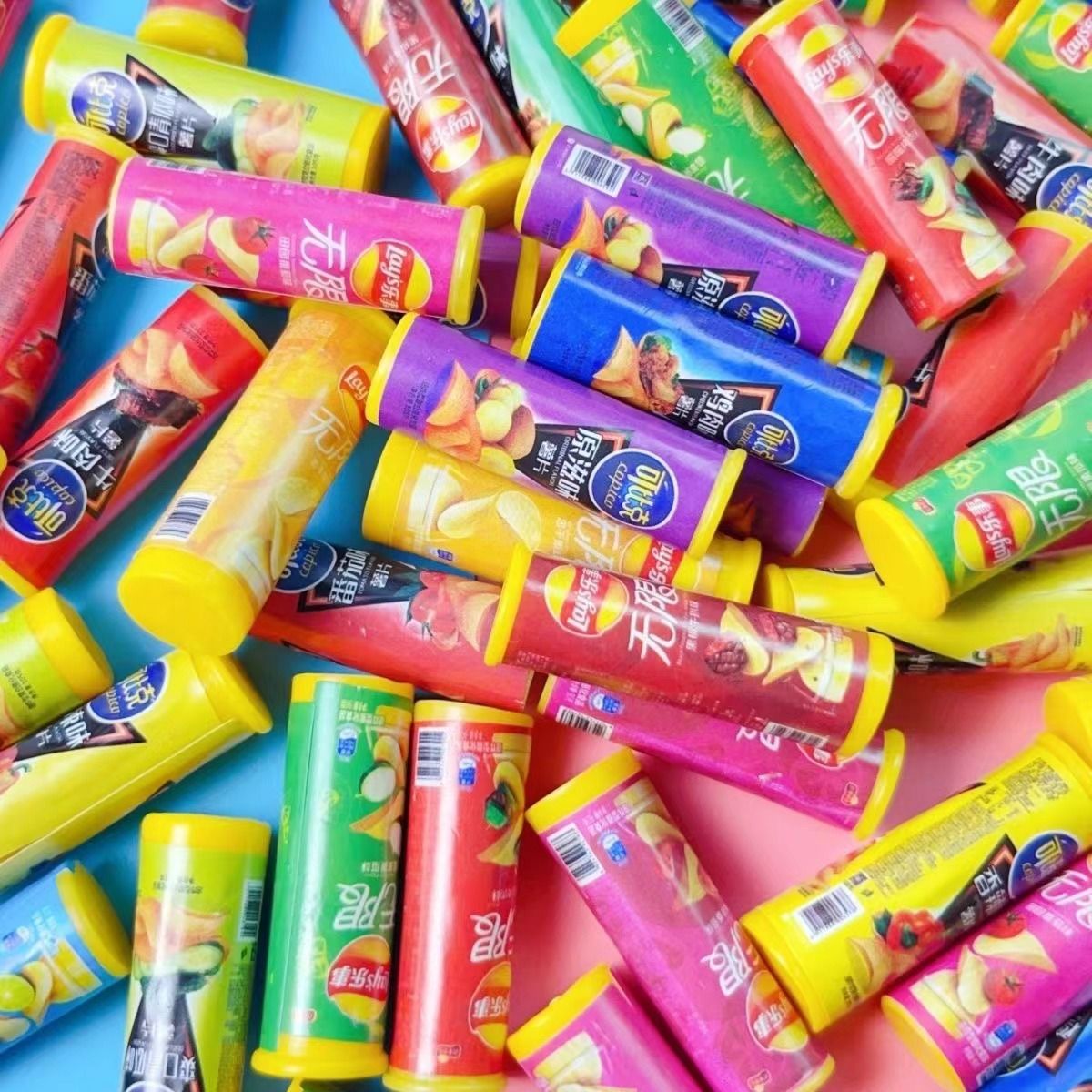 微缩仿真立体迷你长条薯片桶便利店DIY摆件超市儿童创意饰品