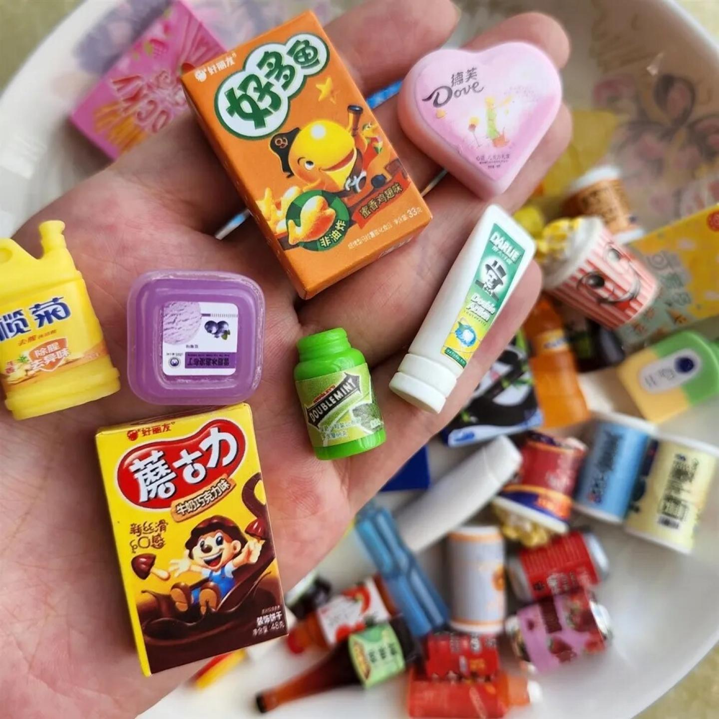 食玩便利店微缩超市小瓶子