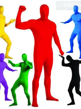 隐形衣 黑衣人夜行紧身衣忍者隐身人化妆舞会万圣节 装扮角色服装