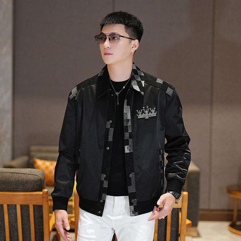 2025秋季新款男士翻领夹克