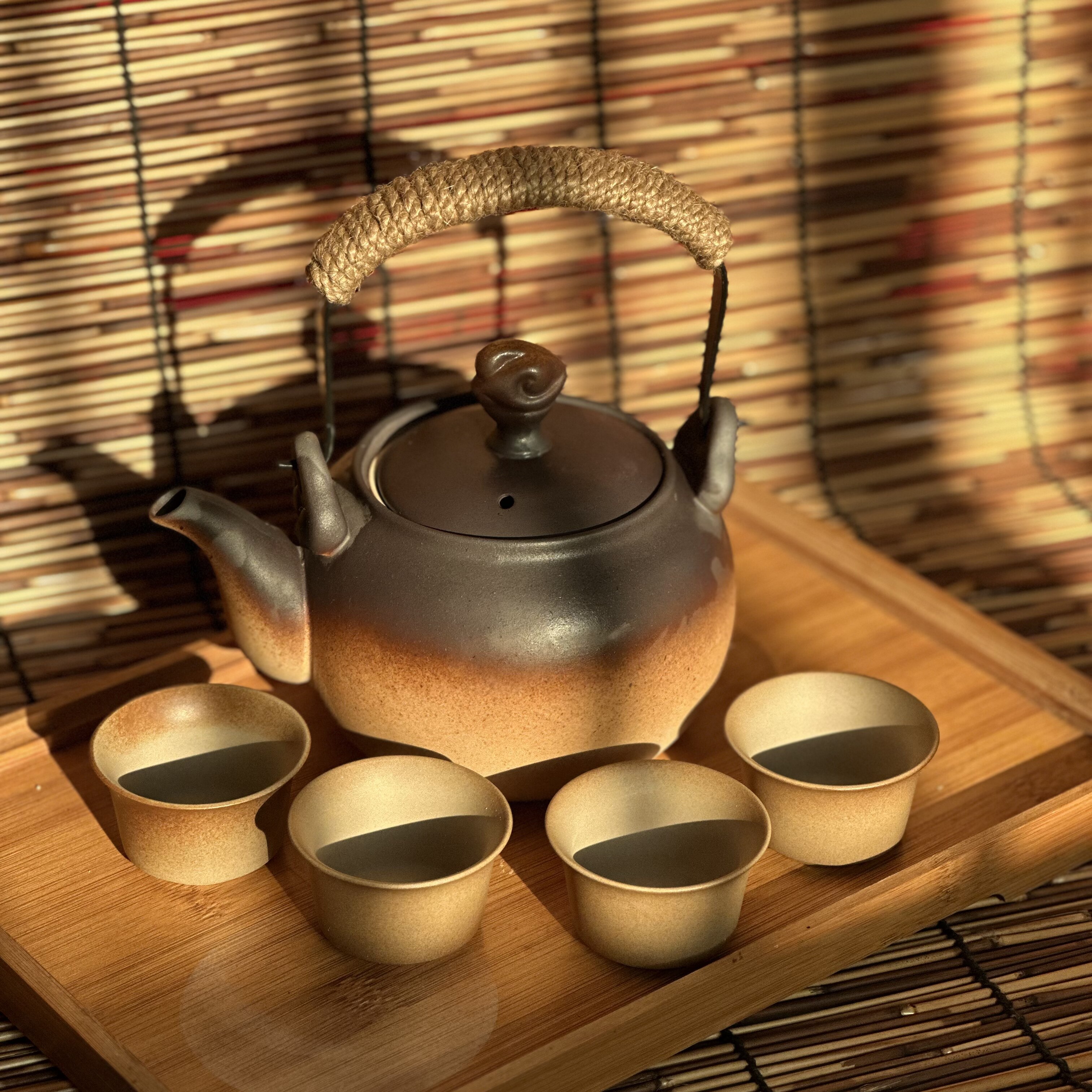 煮奶茶专用壶罐罐茶煮茶器煮茶炉套装围炉烤茶全套黑晶炉室内家用