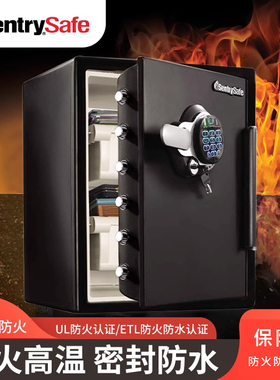 SentrySafe保险柜国际认证美国进口指纹密码双锁保险箱大容量60cm