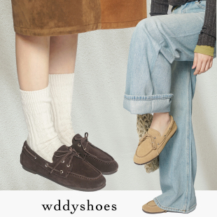 26春季 英伦风通勤休闲鞋 新款 女系带单鞋 真皮复古乐福鞋 wddyshoes